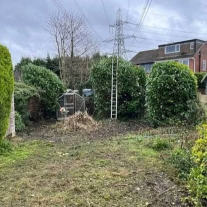 Brambles cleared out — after CRJ Gardening & Grounds